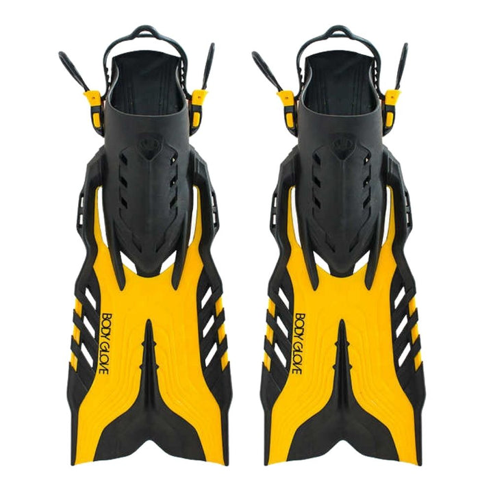 Body Glove Free Breath Snorkel Mask and Fins Set