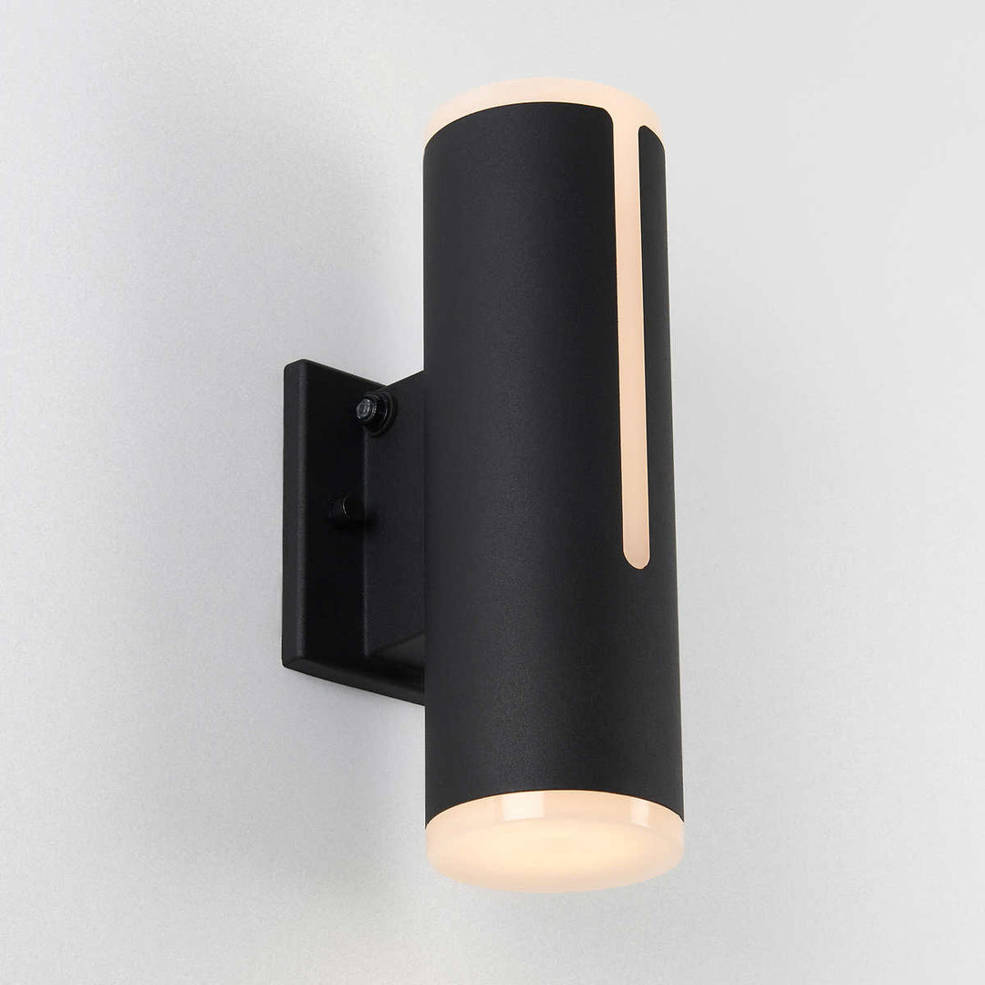 Artika - Linea black LED outdoor wall light