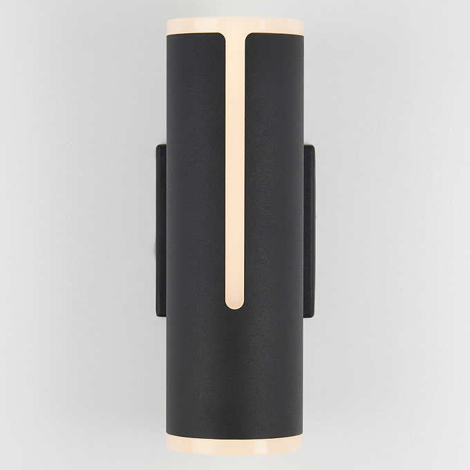Artika - Linea black LED outdoor wall light