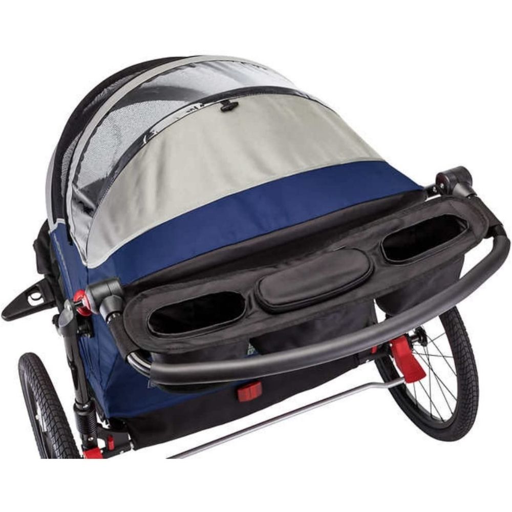 Schwinn Joyrider Blue and Grey Bike Trailer 