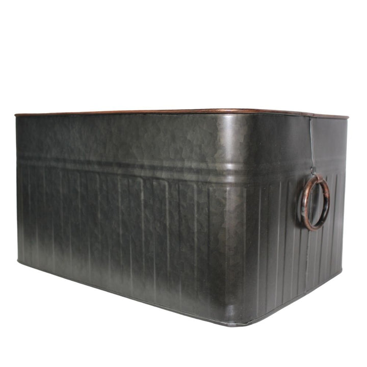 Evergreen Garden Rustic Galvanized Planter