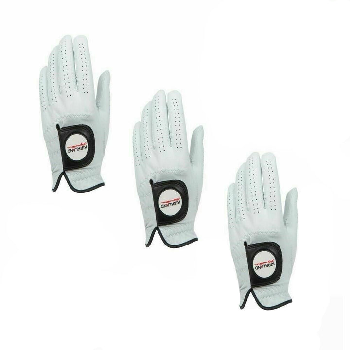 Kirkland Signature Leather Golf Gloves - 3-Pack