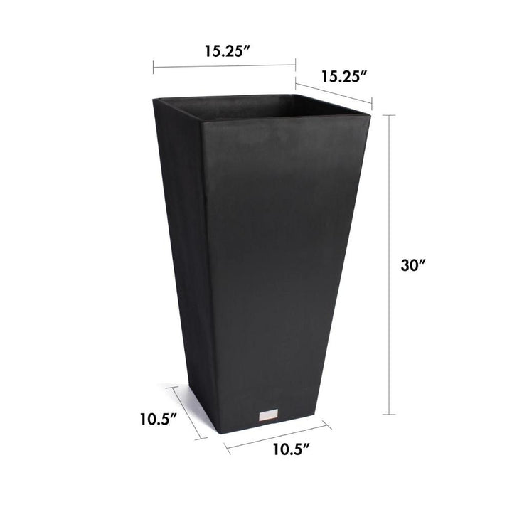 Veradek V-Resin Tapered Planter - 3-Pack