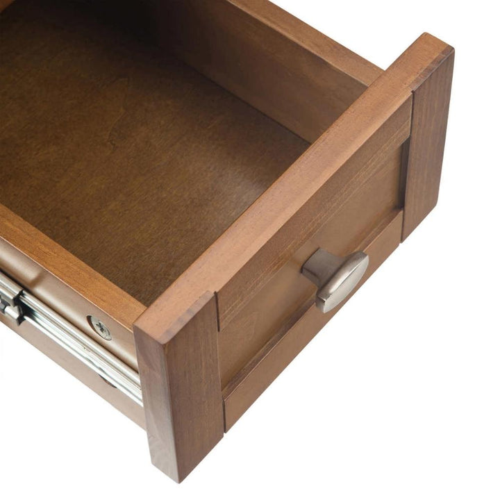 Cypress Hills Skyline Solid Hardwood Side Table Natural Brown