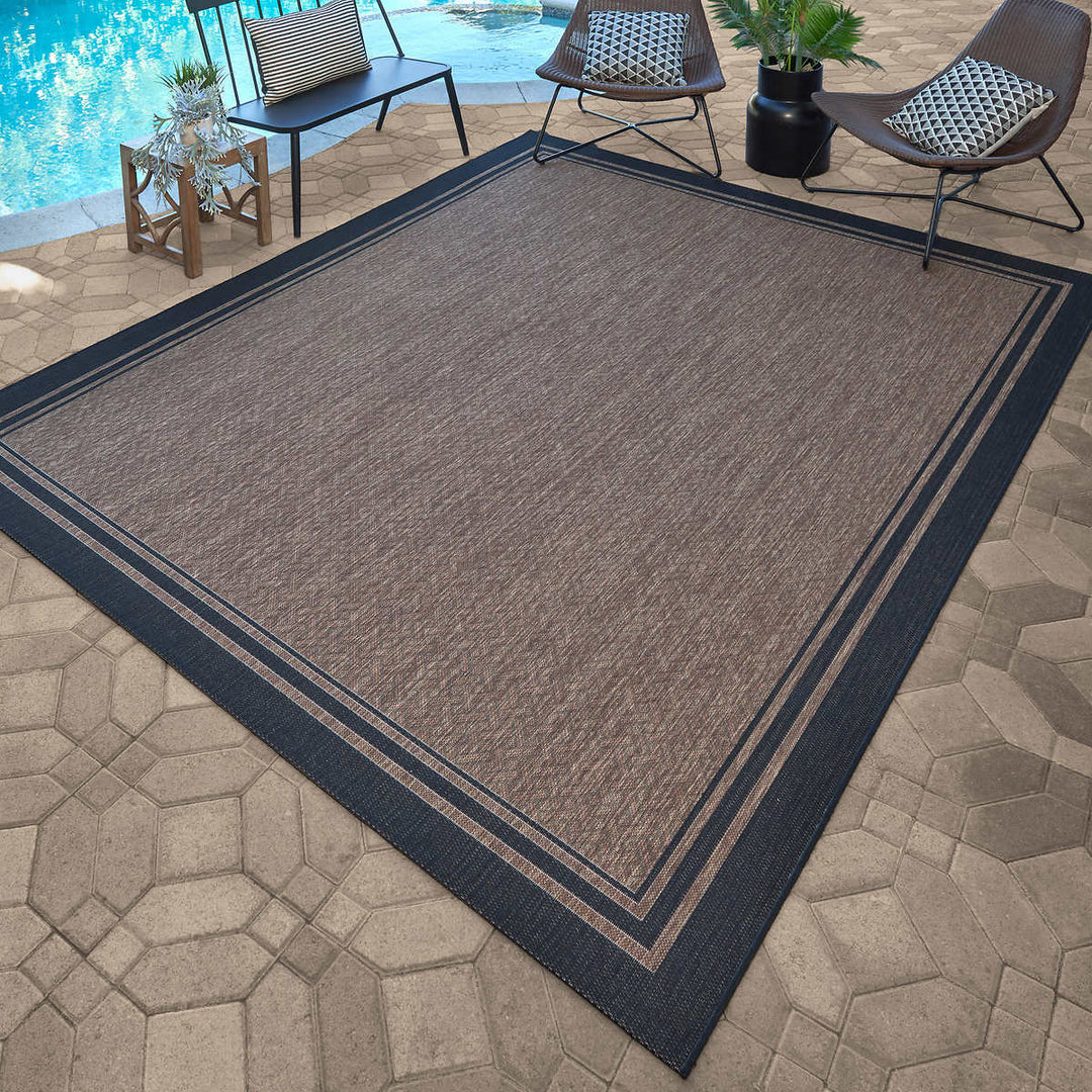 GA Gertmenian &amp; Fils - Naples Indoor/Outdoor Rug, Ace Border