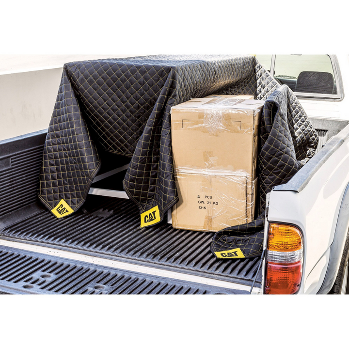 CAT 72" x 80" Non-Woven Polyester Utility Blanket - 2-Pack