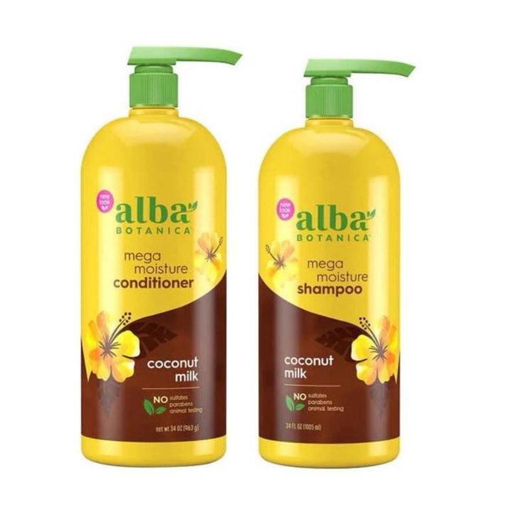 Alba Botanica Coconut Milk Shampoo & Conditioner - 34 fl oz