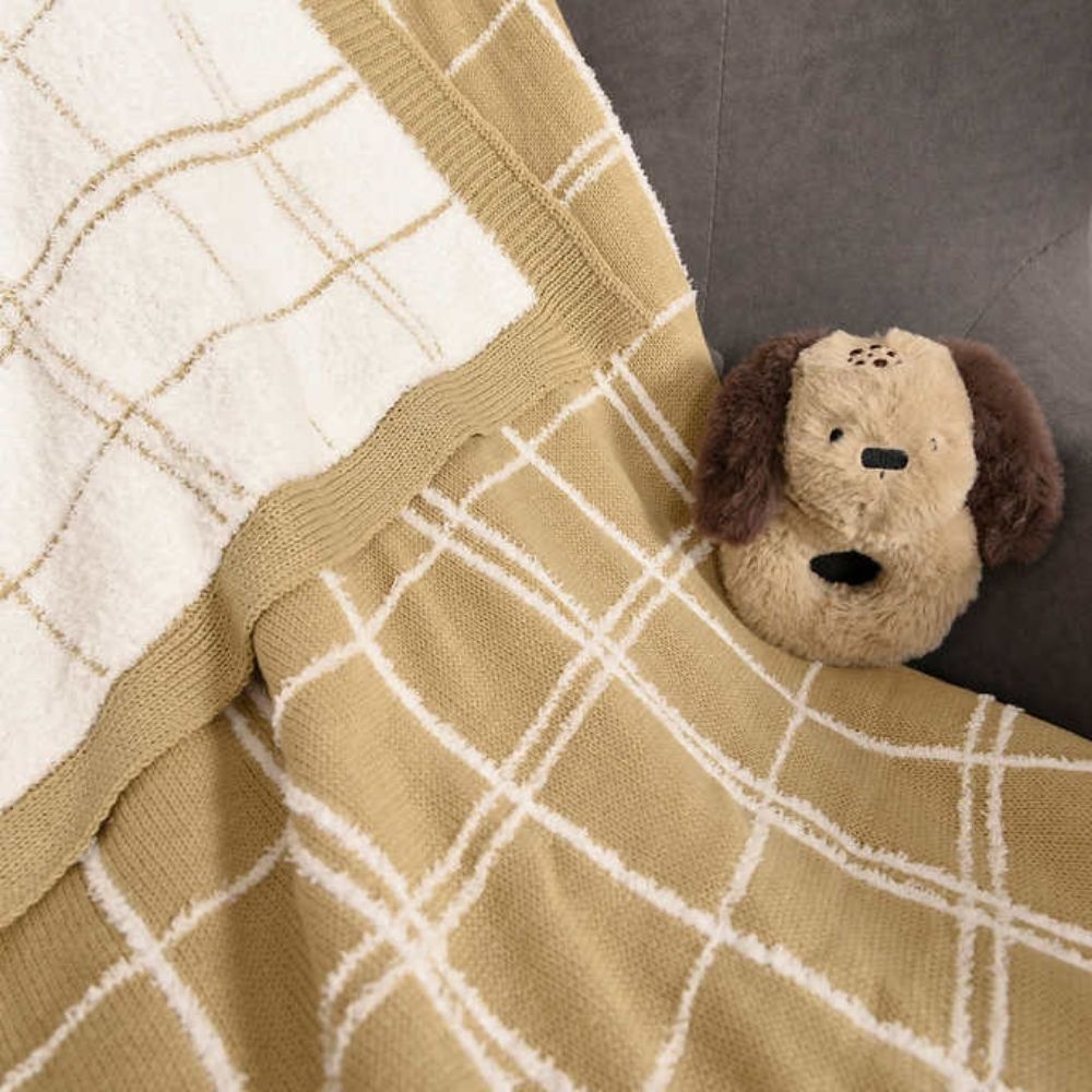 Little Miracles Knit Blanket and Rattle Set