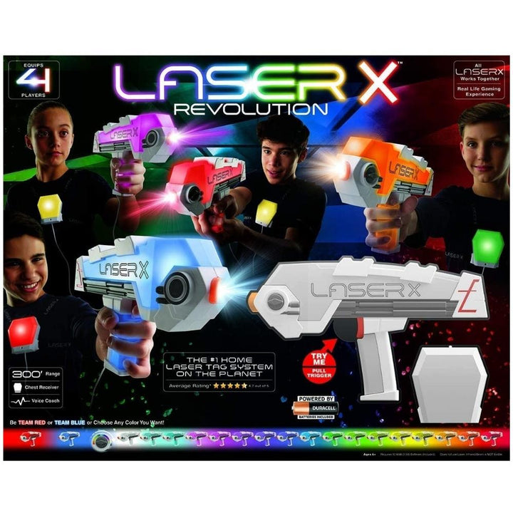 Laser X Revolution Blasters - 4-Pack