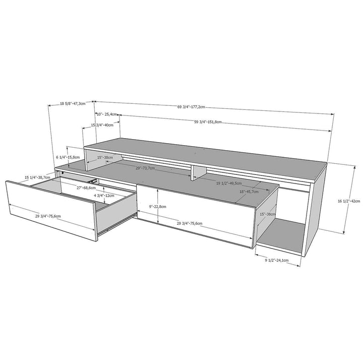 Tonik II 69.8" TV Stand