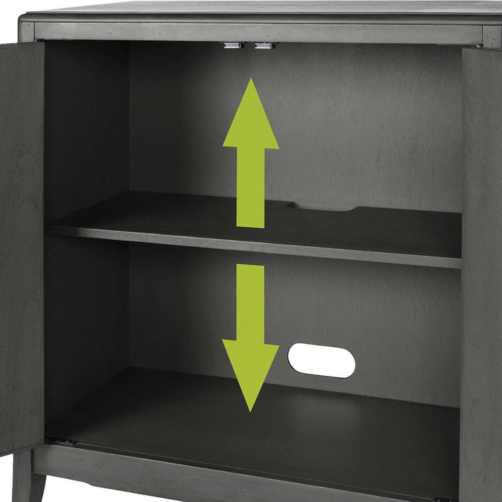 Lita - Armoire avec panneaux de portes sculptés de style balinais traditionnel