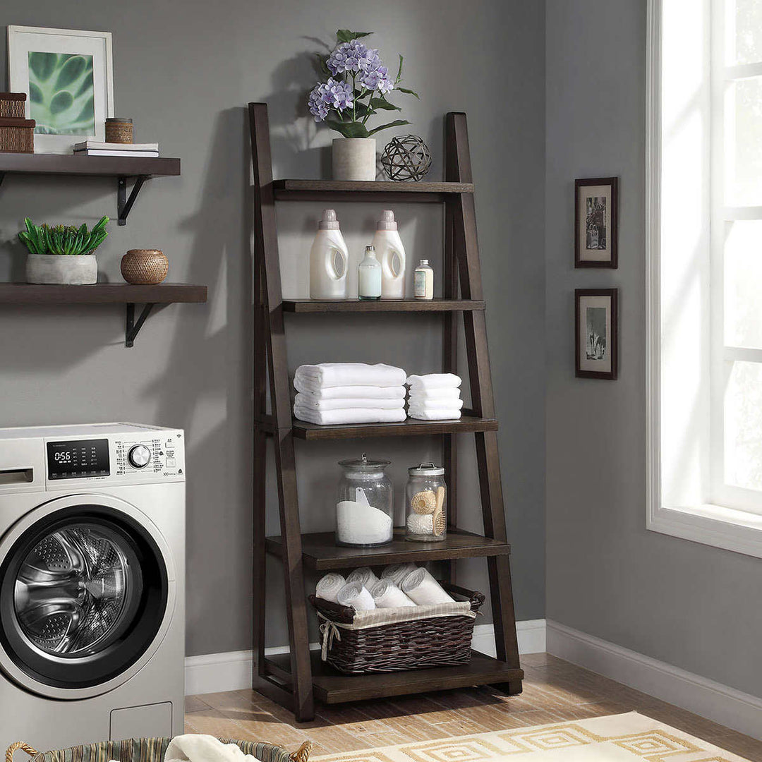 Bayside Furnishings Langston Ladder Bookcase