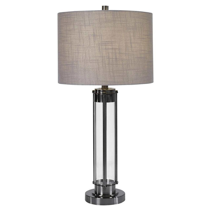 Kris Modern Table Lamp - Dark Nickel - 2-Pack
