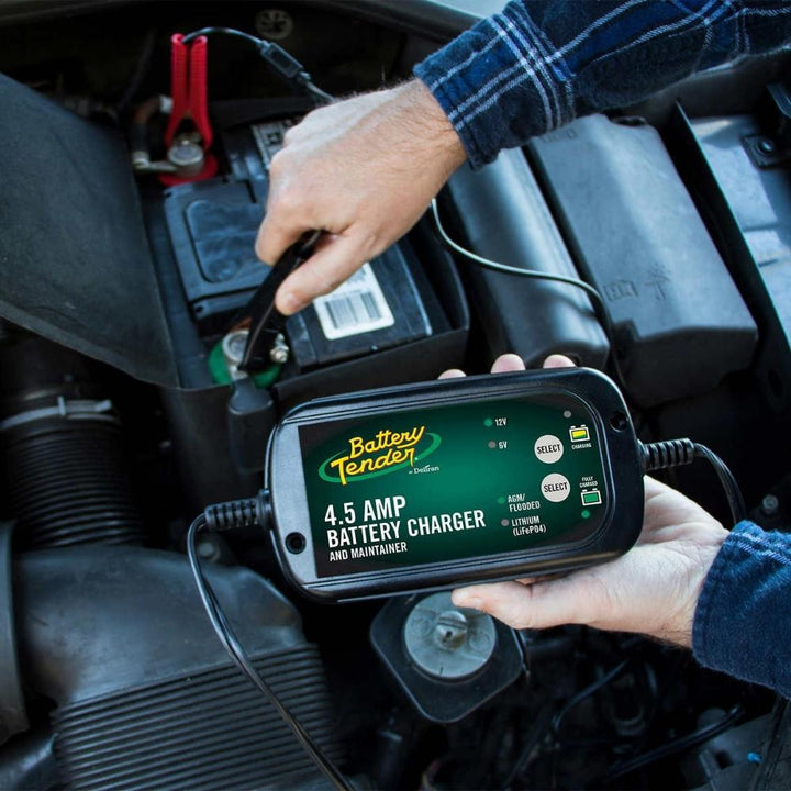 Battery Tender 4.5 Amp Charger for Lithium and Lead-Acid Battery
