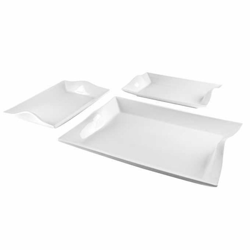 Amelia 3-Piece Porcelain Serving Set