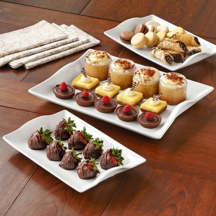 Amelia 3-Piece Porcelain Serving Set