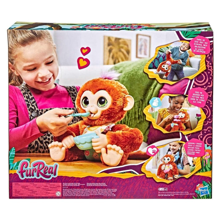 Hasbro - FurReal Pépin, mon bébé singe