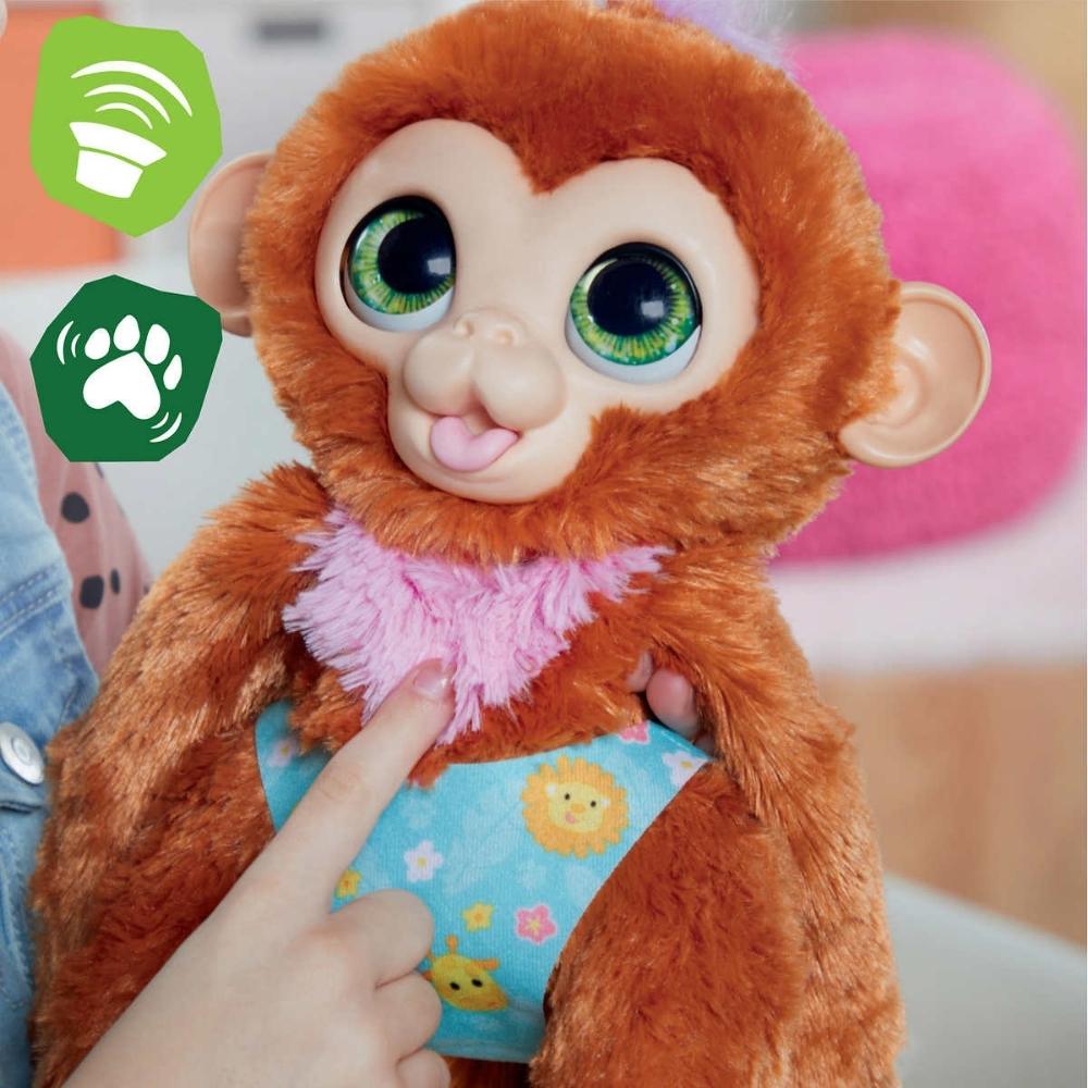 Hasbro - FurReal Pépin, mon bébé singe