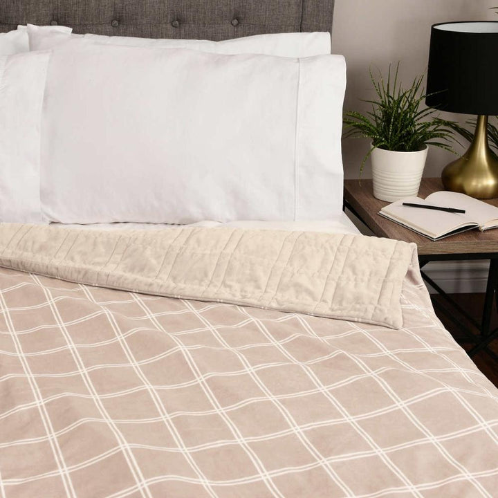 Life Comfort Weighted Blanket with Removable Cover