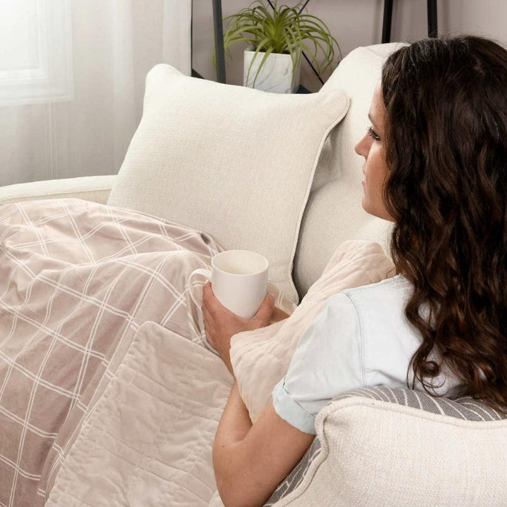 Life Comfort Weighted Blanket with Removable Cover