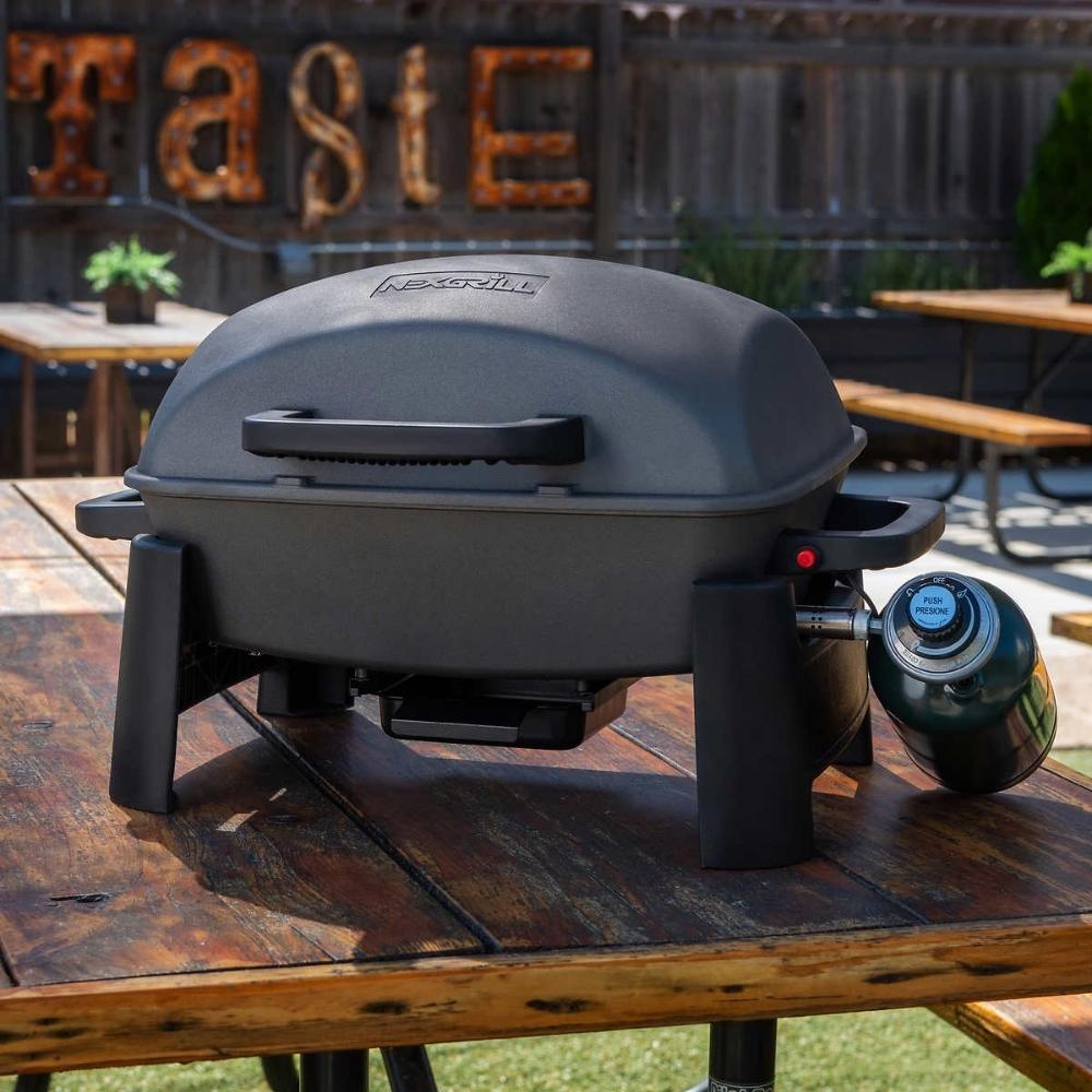 Nexgrill Cast Aluminum Table Top Propane Gas Grill