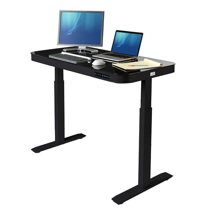 Seville Adjustable Desk - Black