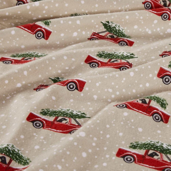 Woolrich 4-Piece Flannel Sheet Set