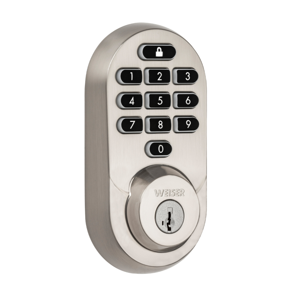 Weiser Electronic Deadbolt Combo Pack - Satin Nickel