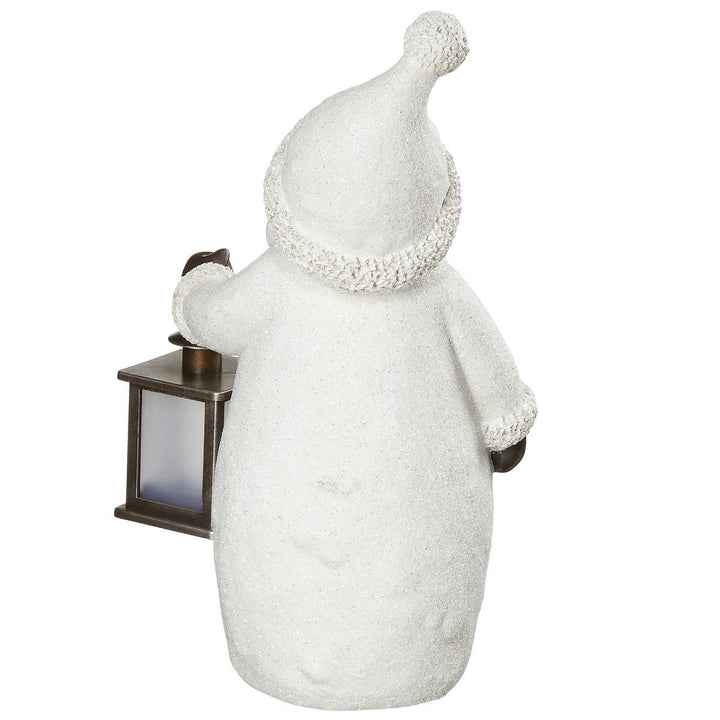 Woodchip Figures with Lantern 