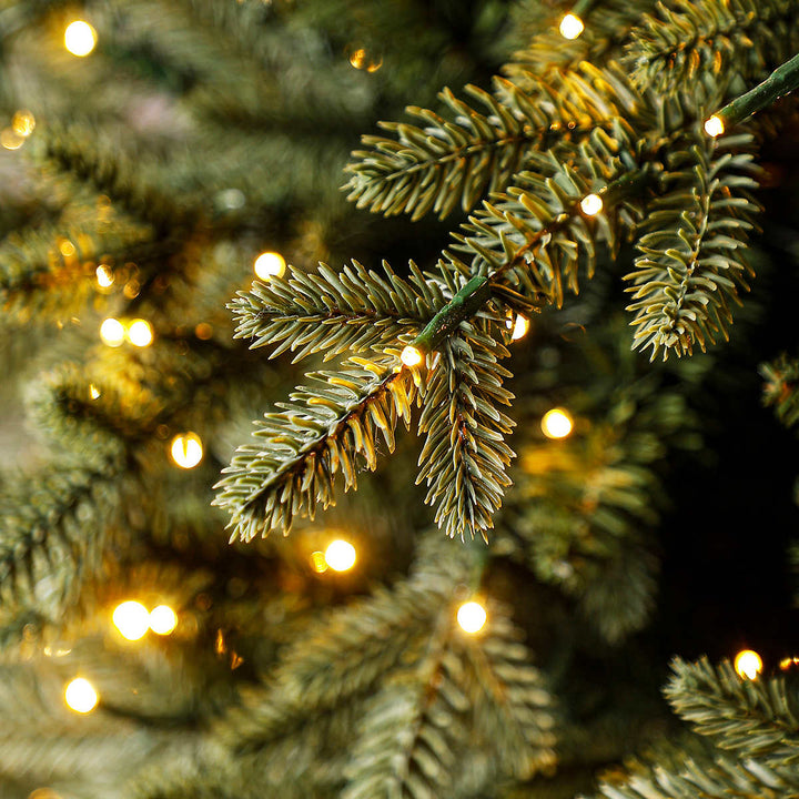 2.29m / 7.5ft Pre-Lit Micro LED Artificial Christmas Tree 