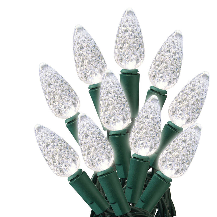 Sylvania 100 C6 LED Christmas Lights - Warm White - 2-Pack