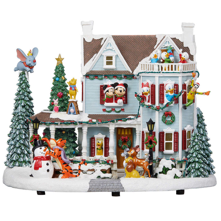 Disney Animated Christmas House with Lights and Music