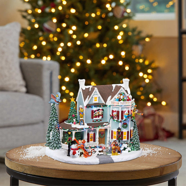 Disney Animated Christmas House with Lights and Music
