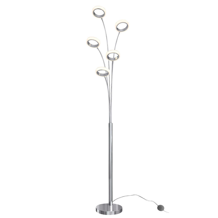 Artika Optical Modern Floor Lamp, Chrome Finish
