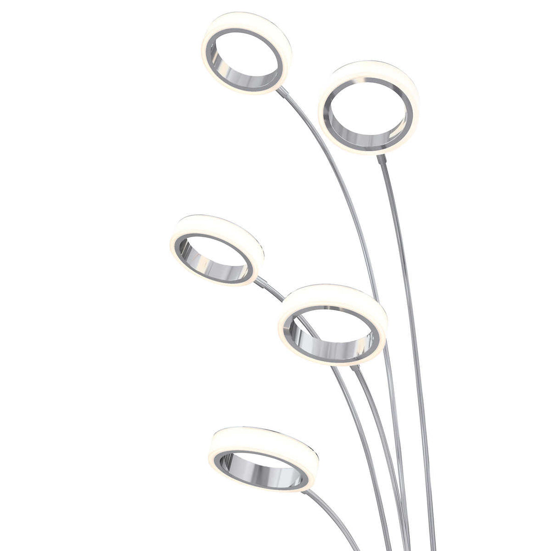 Artika Optical Modern Floor Lamp, Chrome Finish