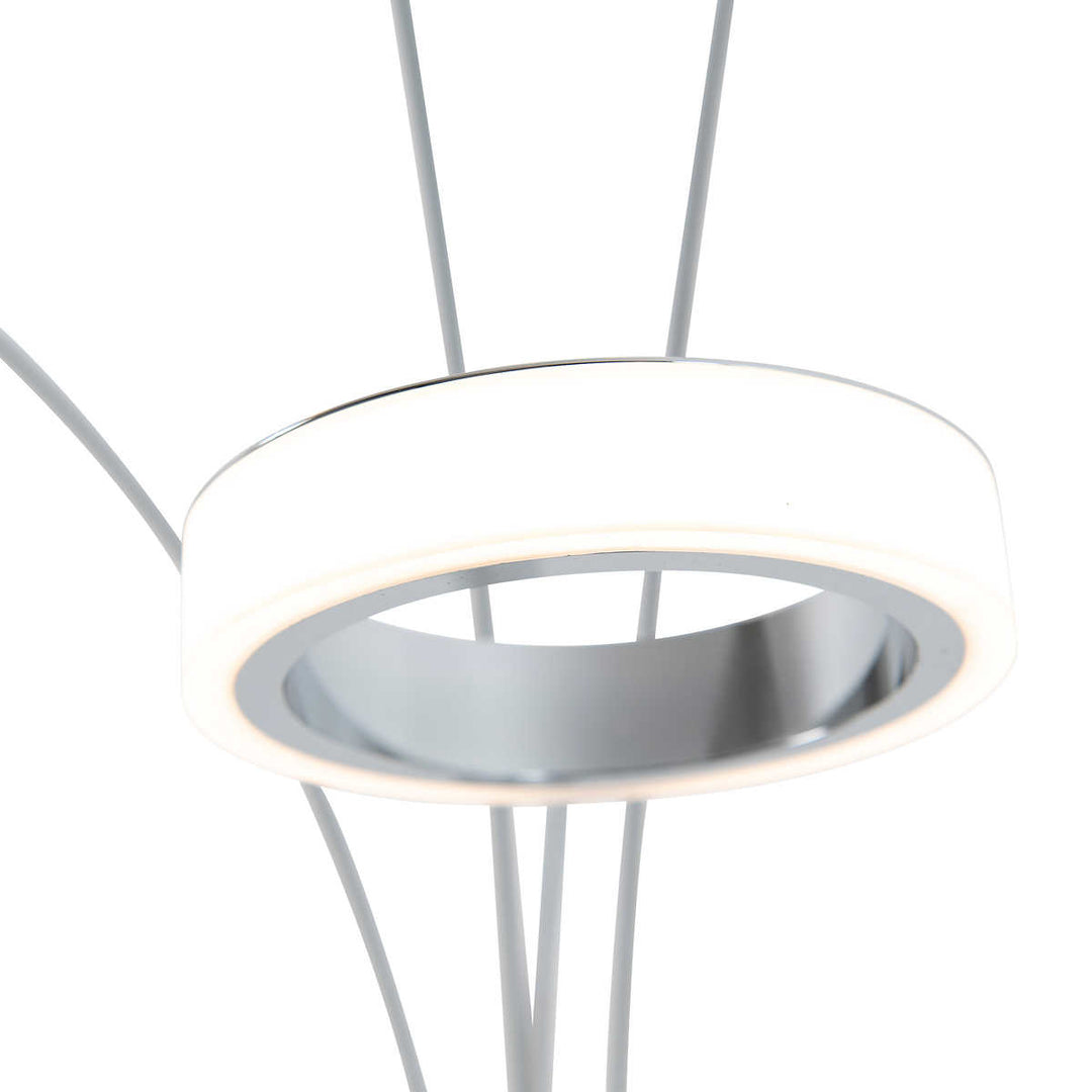 Artika Optical Modern Floor Lamp, Chrome Finish