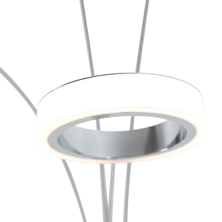 Artika Optical Modern Floor Lamp, Chrome Finish