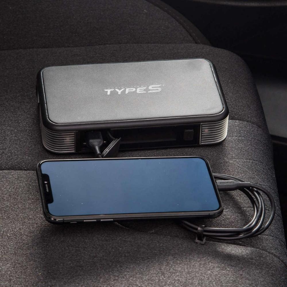 Type S - 8000 MAH Power Bank Jump Starter avec écran LCD