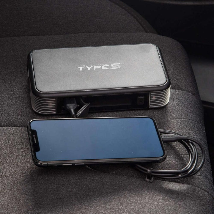 Type S - 8000 MAH Power Bank Jump Starter avec écran LCD