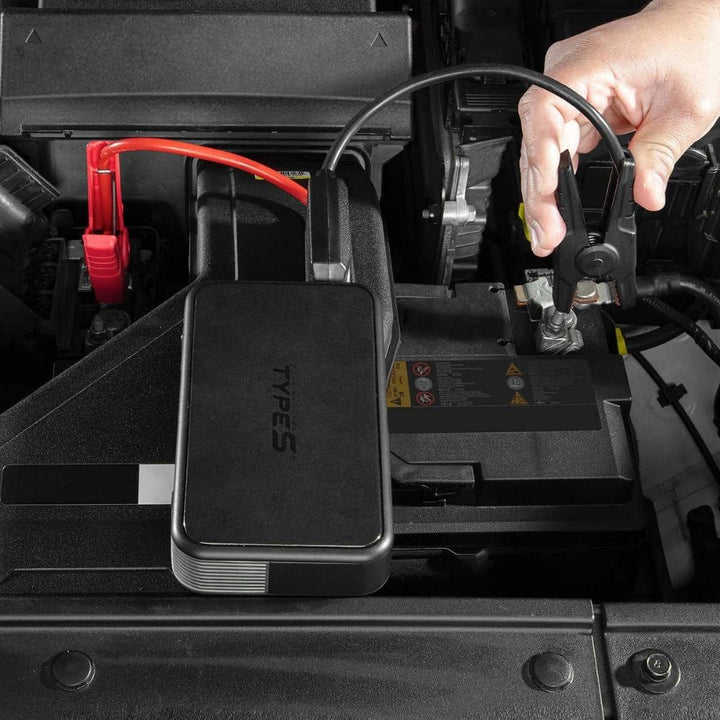 Type S - 8000 MAH Power Bank Jump Starter avec écran LCD