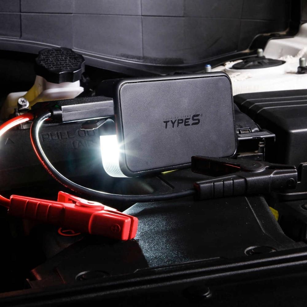 Type S - 8000 MAH Power Bank Jump Starter avec écran LCD