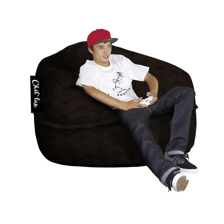 Chil-lax - Ultra Plush Brown Traditional Armchair