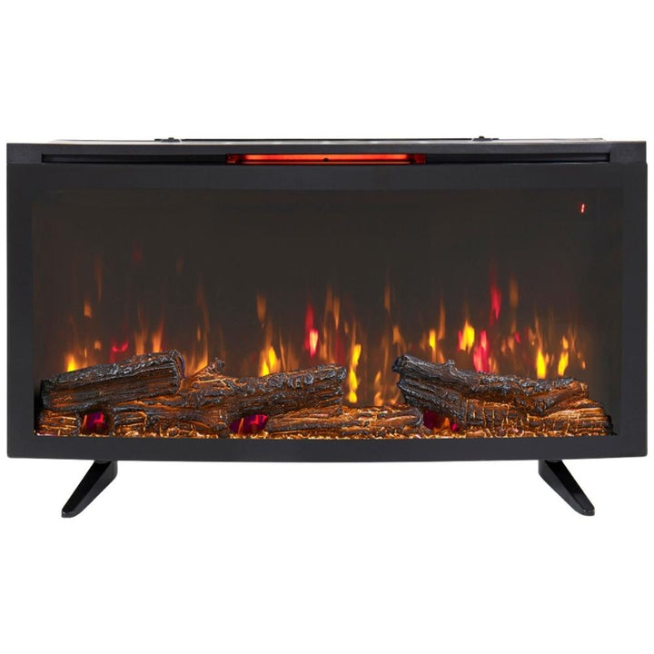ClassicFlame Wall-Mounted Electric Fireplace with Infrared Heater