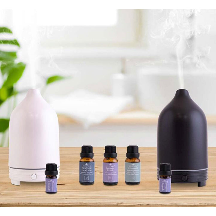 Essenza Diffusers - 2-Pack with 5 Essential Oils