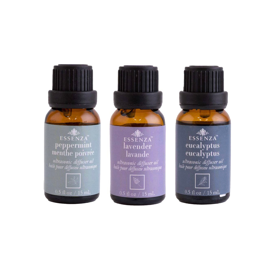 Essenza Diffusers - 2-Pack with 5 Essential Oils