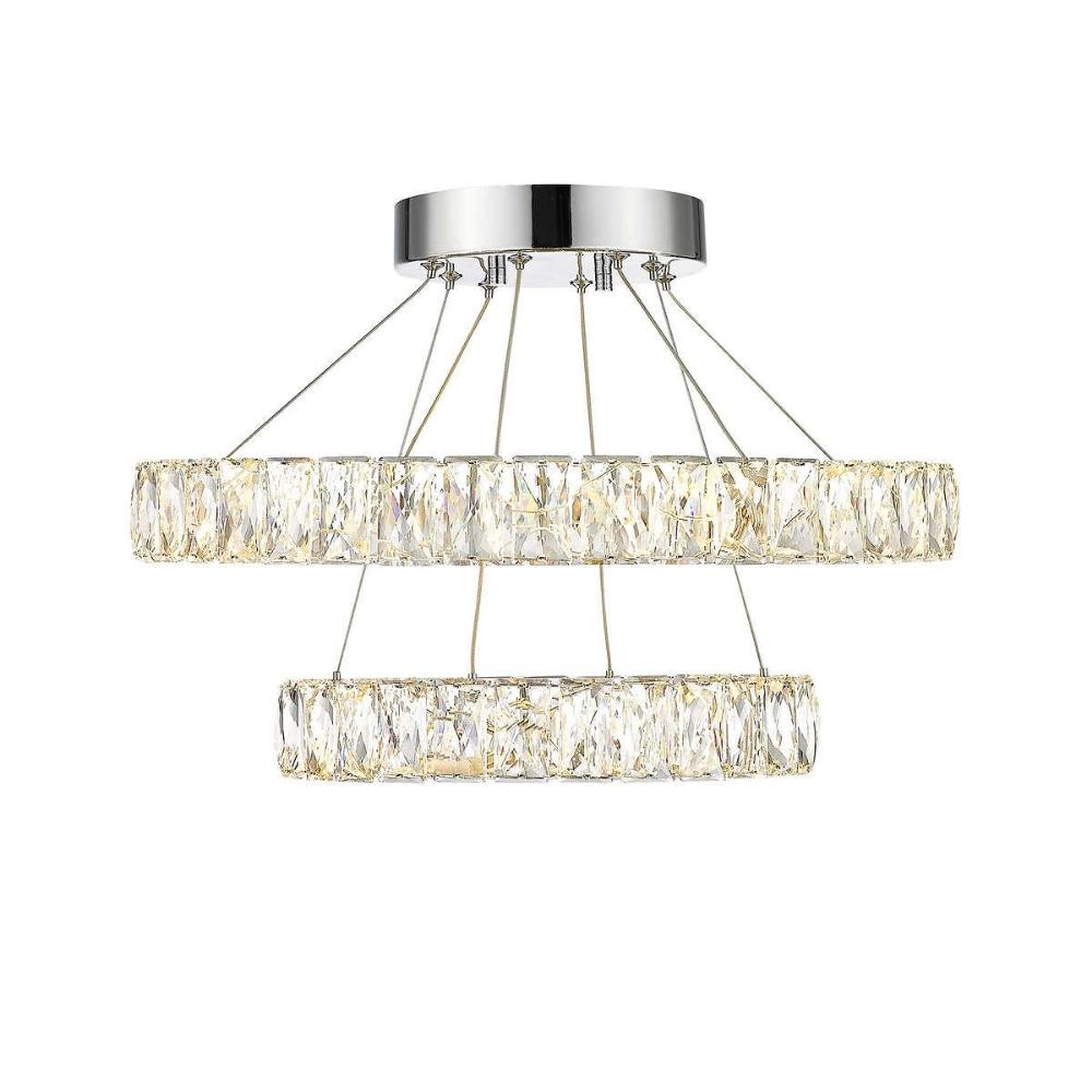 OVE LED Integrated Semi-Flush Mount Light