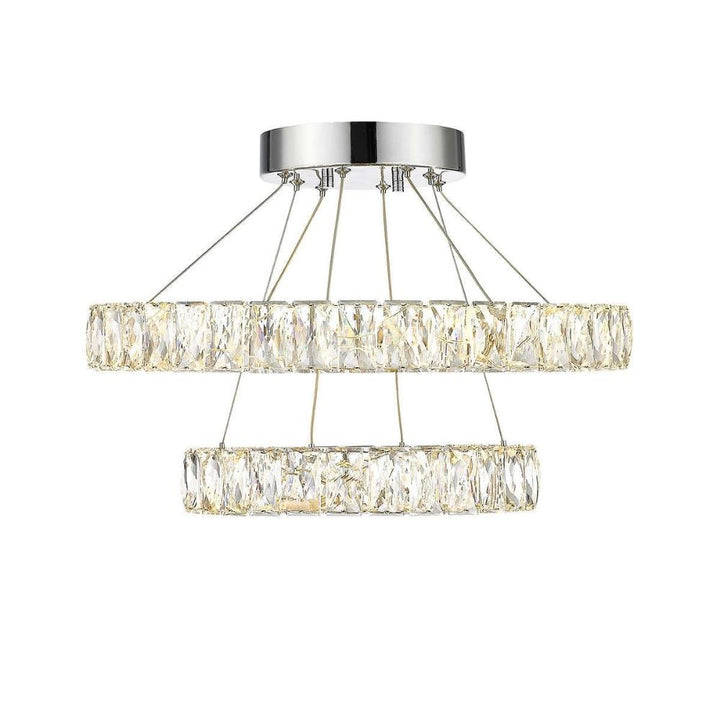 OVE LED Integrated Semi-Flush Mount Light