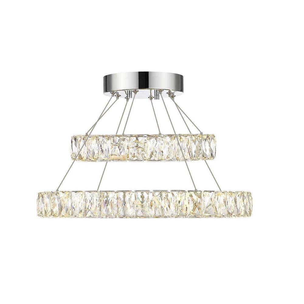 OVE LED Integrated Semi-Flush Mount Light