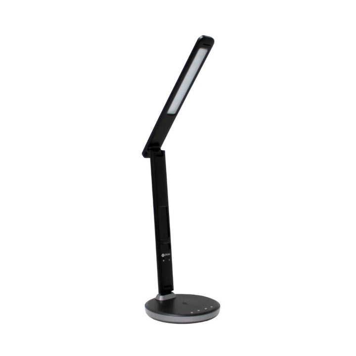 Ottlite Sanitizing Desk Lamp with Clock and Wireless Charging
