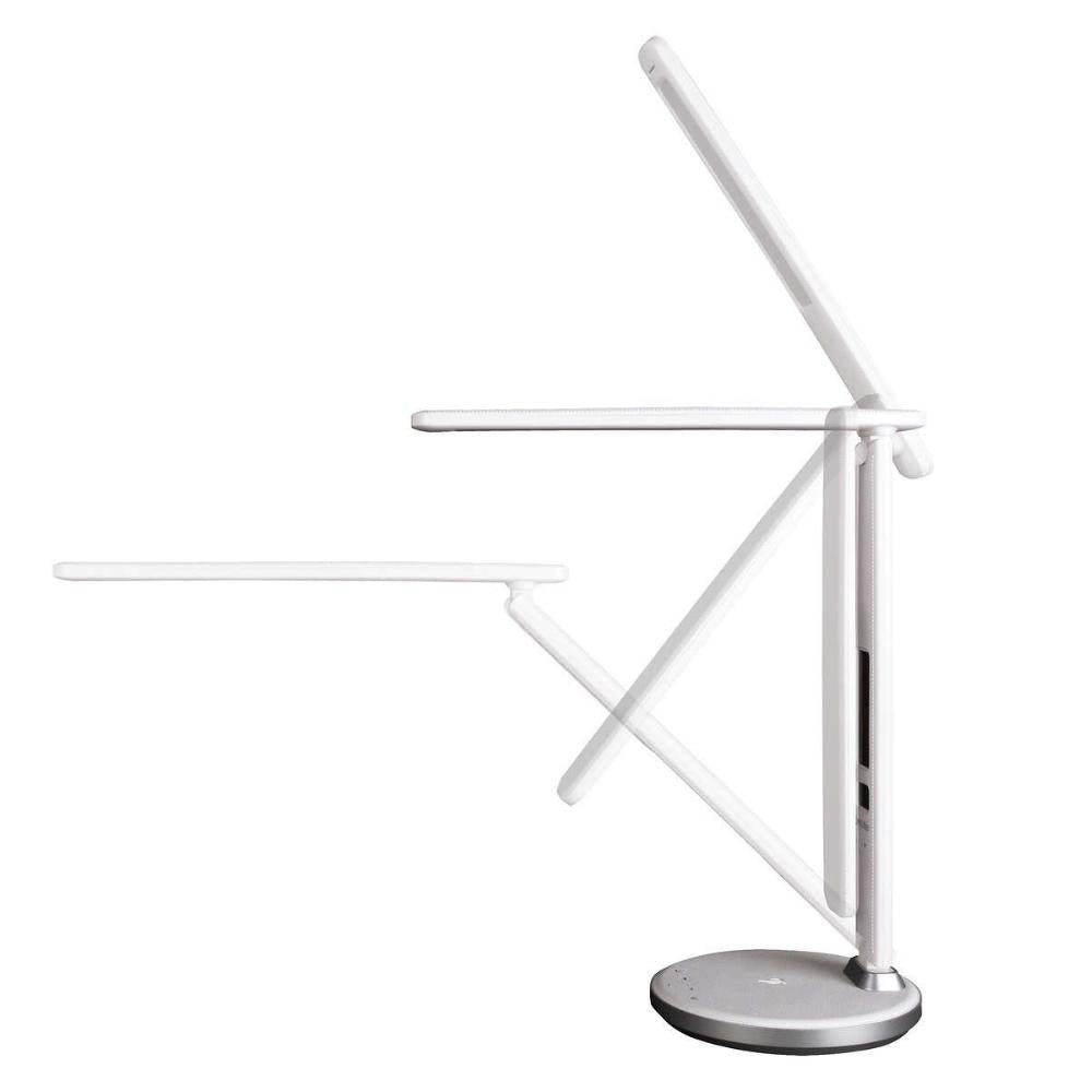 Ottlite Sanitizing Desk Lamp with Clock and Wireless Charging